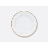 Assiette Ronde Porcelaine Blanche Gamme Versailles OR