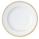 Assiette Ronde Porcelaine Blanche Gamme Versailles ARGENT