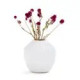 Vase en Dolomite Blanc H11 - Ø 10