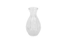 Vase en Verre Ciselé Rétro H11 - Ø 6