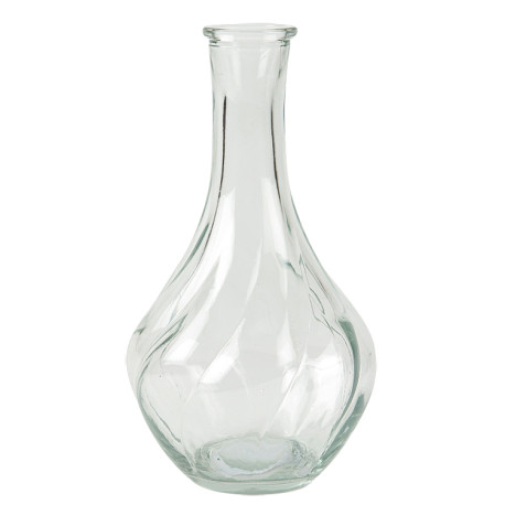 Vase Vintage Strié Romantique H16 - Ø 9