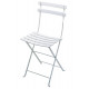 Prestige Square White Chair with Slats